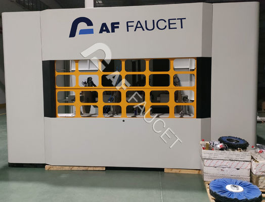 RTAF-AP04AZ-Zinc-Alloy Sanitaryware Polishing Machine, μηχανή γυαλισμού με τετράτροφους τροχούς σκούπα, μηχανή γυαλισμού CNC
