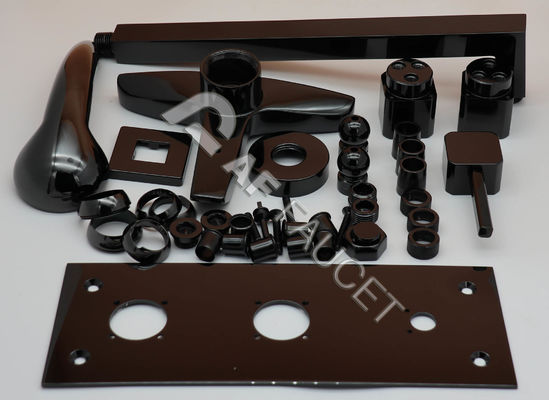 RTAS1612-PVD Matte Black,PVD Jet Black Coating Machine, Κεραμίνες από χαλκό Μαύρες επικάλυψεις, Κεραμίδα από ανοξείδωτο χάλυβα, ABS ντους