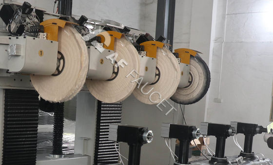 Παγκόσμια αυτόματη μηχανή γυάλωσης βρύσης CNC για κράμα ψευδαργύρου και ανοξείδωτο χάλυβα